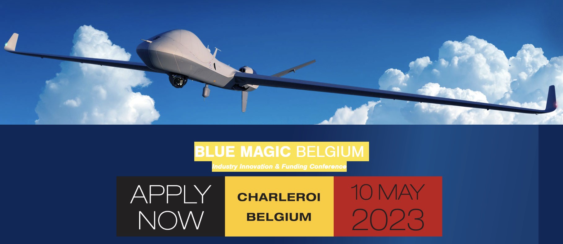 [EVENT DEFENSE - SPATIAL] Recherche de partenaires industriels - 10 mai - Charleroi A6K | "BLUE MAGIC BELGIUM"