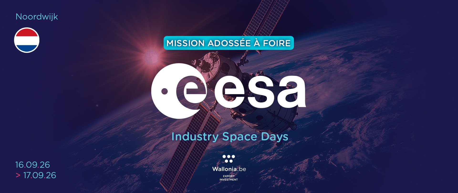 https://export.walloniaexportinvestment.be/fr/evenements/esa-estec-industry-space-days-2026/