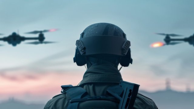 Defense drone operator