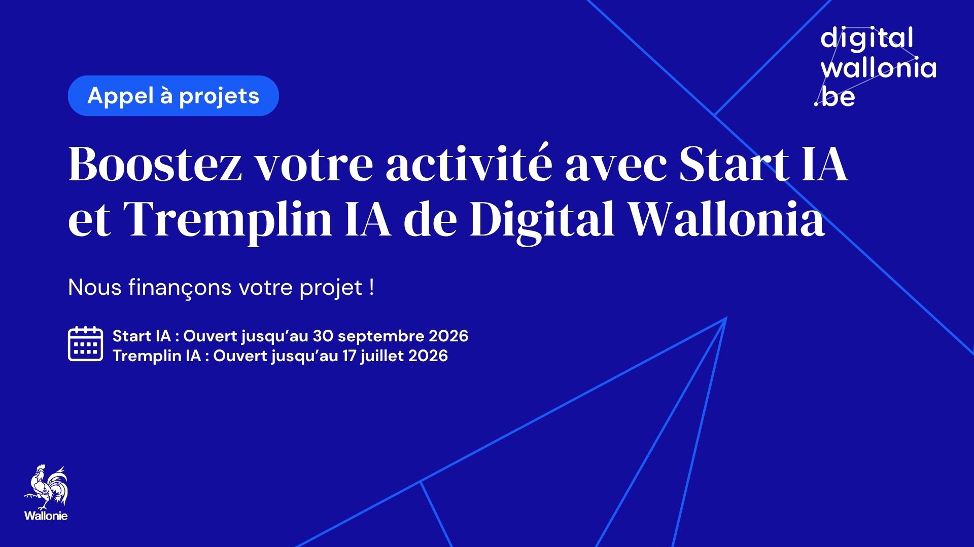 Financement de projets IA - Start IA, Projet IA