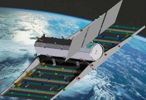 Vue d’artiste du satellite Saocom